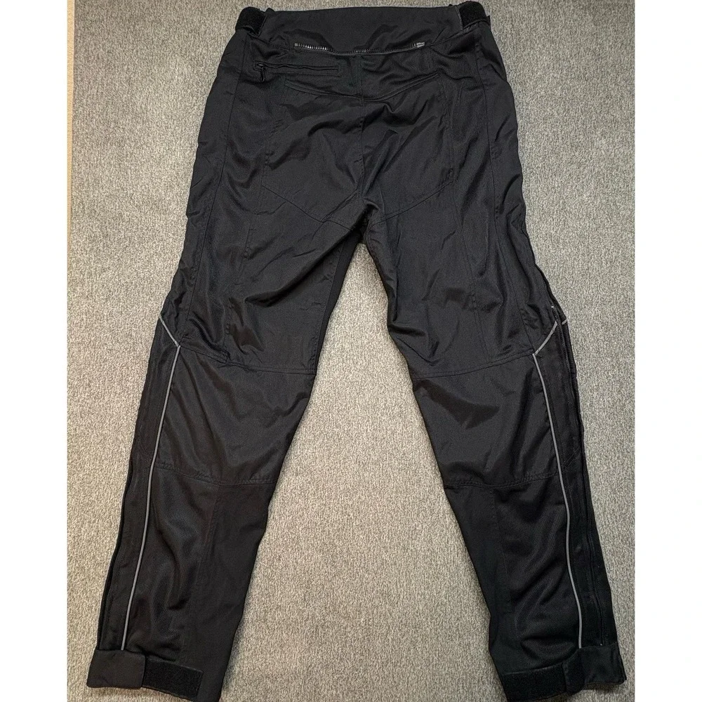 FirstGear Hypertex Black Waterproof Breathable Motorcycle Riding Pants Men's 38T